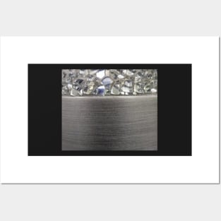 Photographic Image of Silver Sparkle and Shine Posters and Art